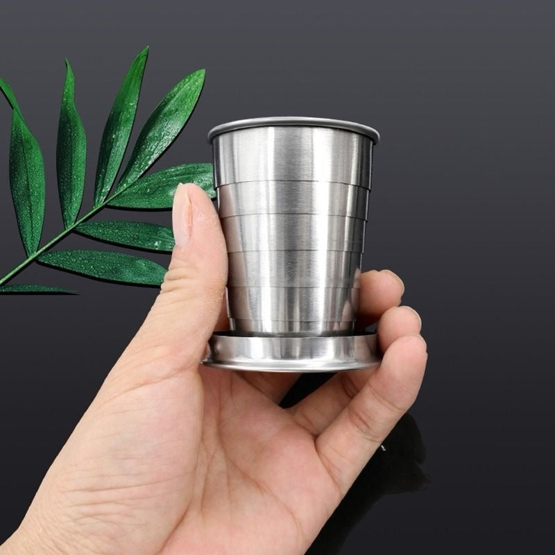 Stainless Steel Folding Travel Water Cup