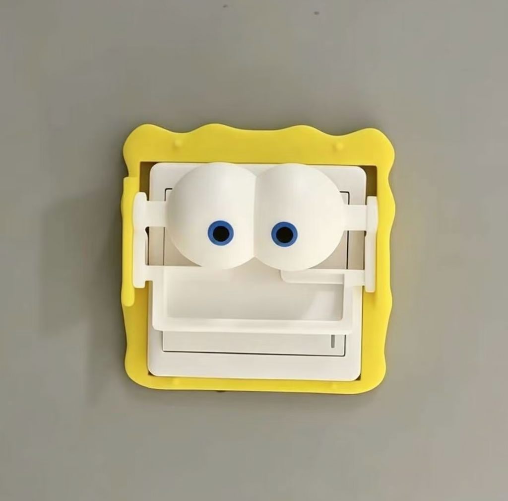 Cute Cartoon Eye Light Switch Cover