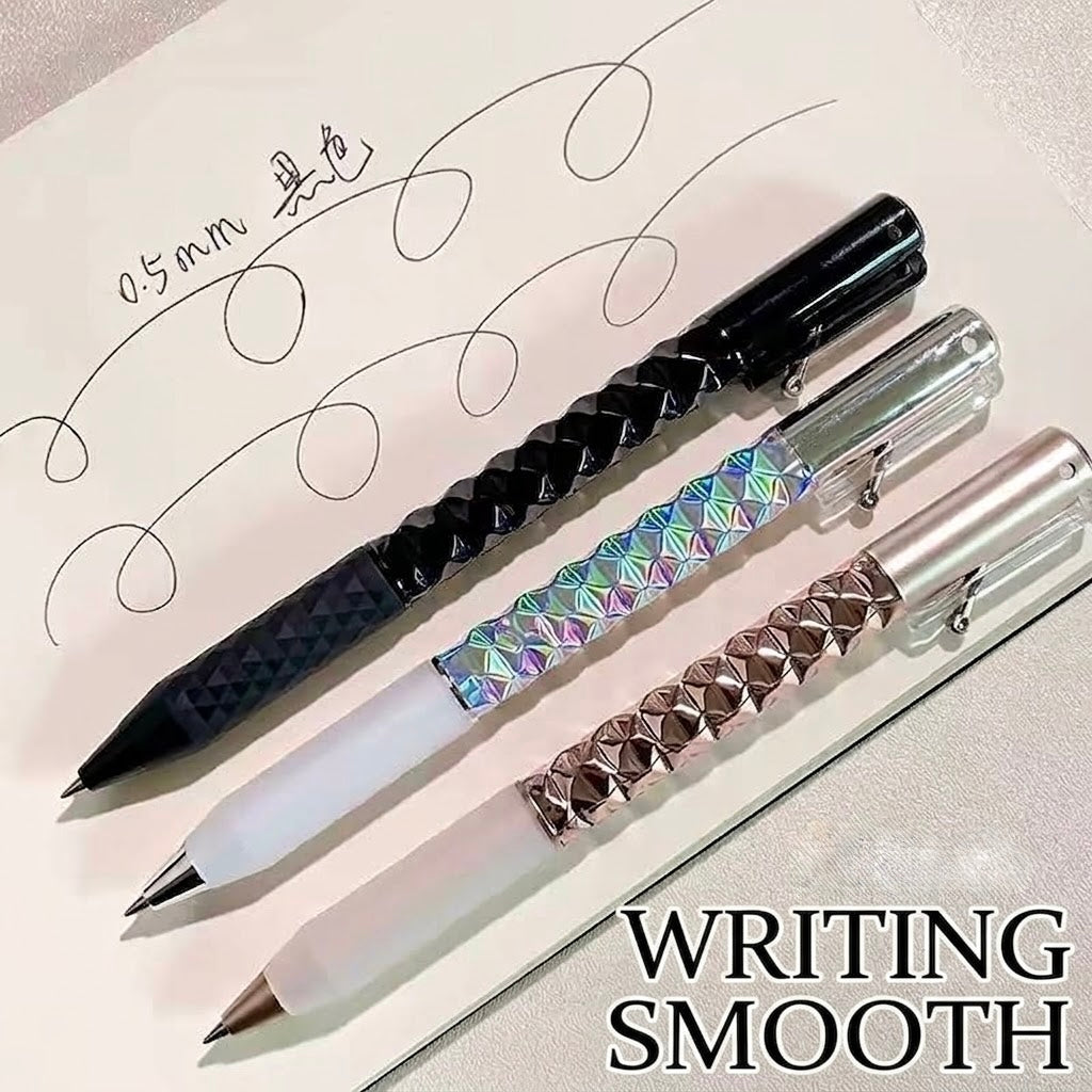 3D Diamond Geometric Deformable Fidget Gel Pen