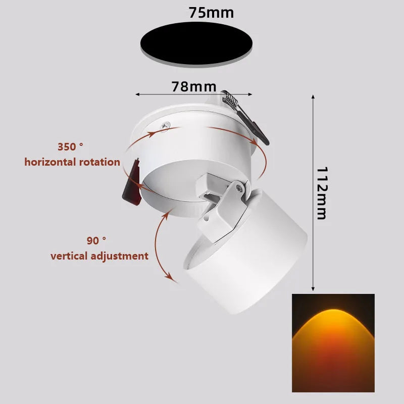 Sunset Glow Wall Light
