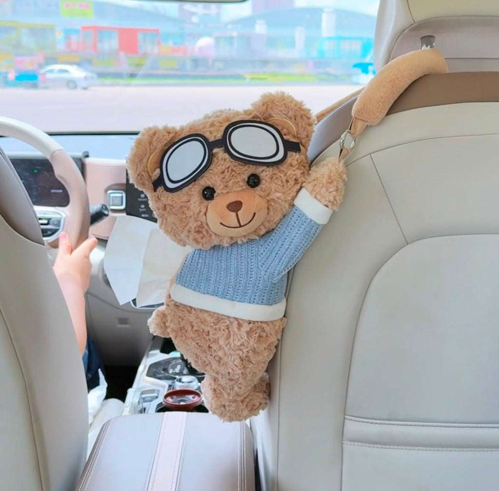 Hanging Dog Car Tissue Holder