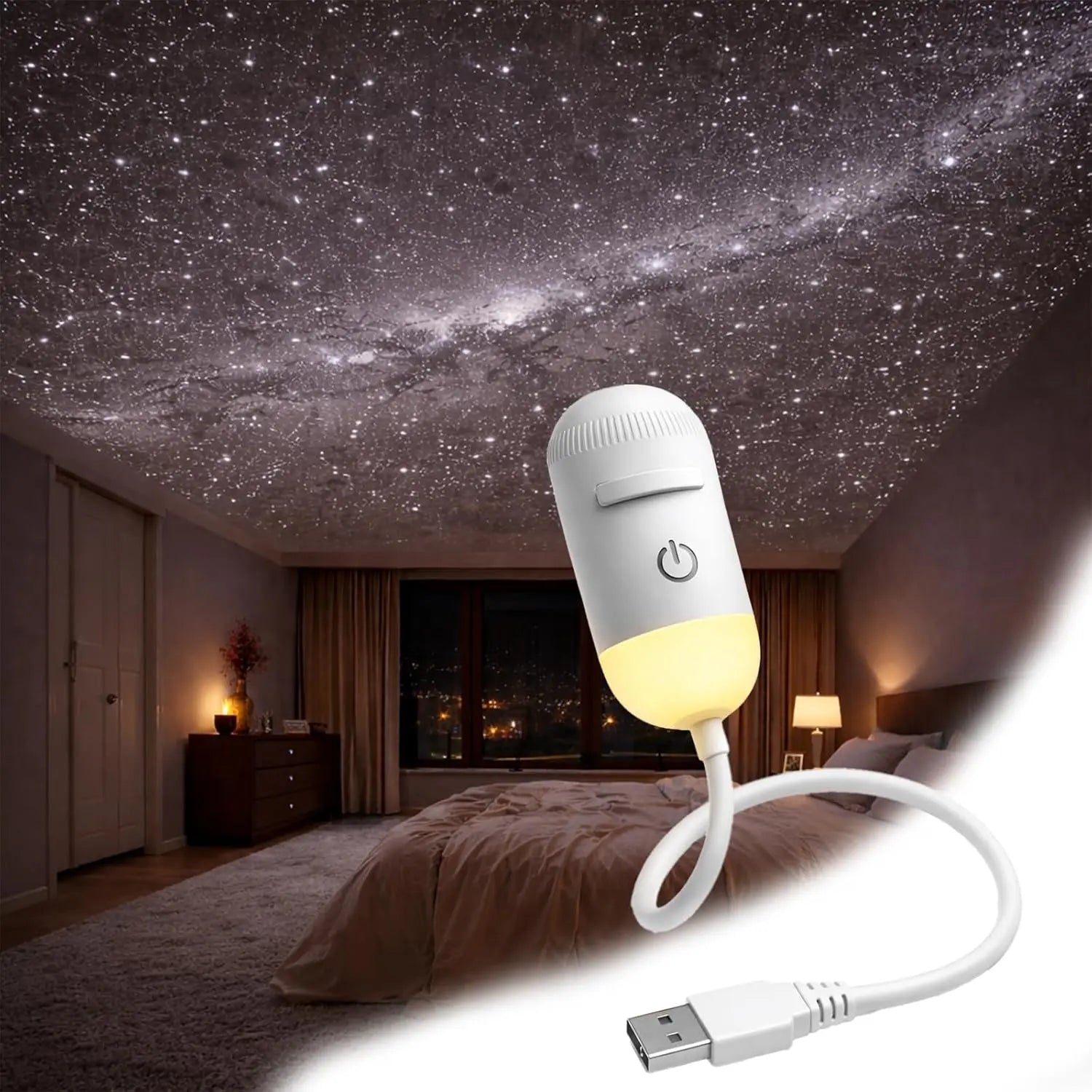 Starry Galaxy Night Projector