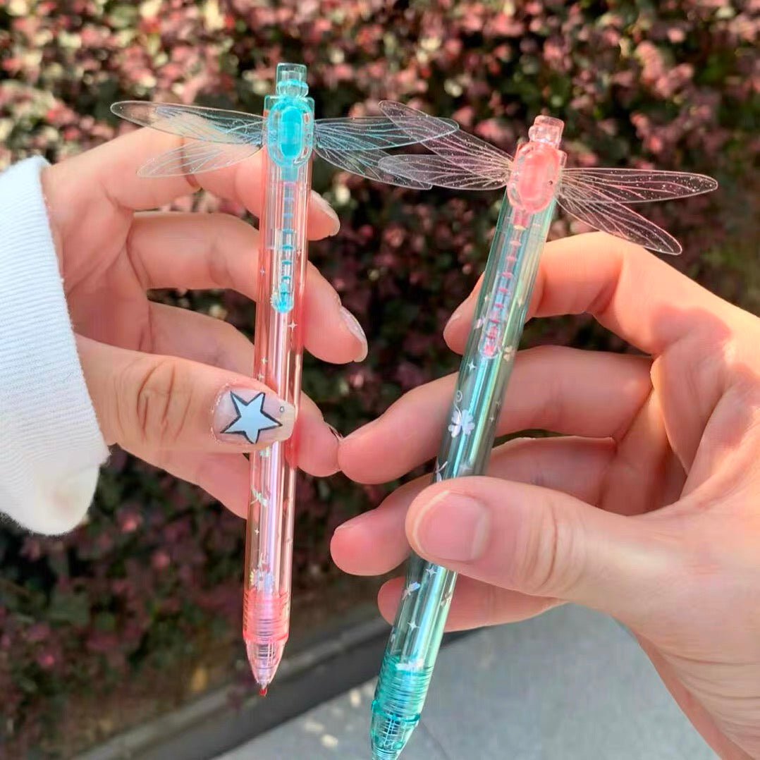 Cute Fluttering Dragonfly Gel Pen