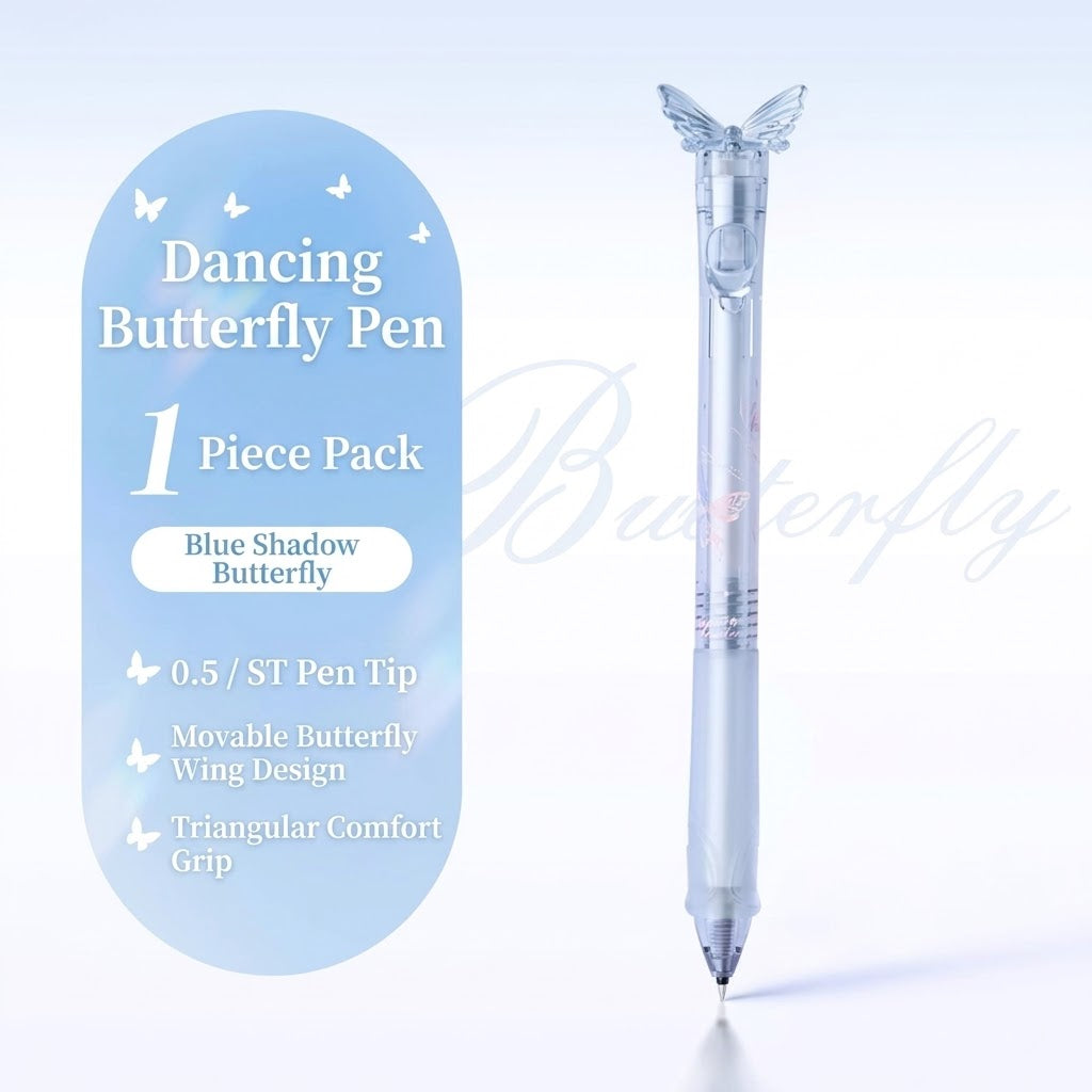Cute Butterfly Fidget Gel Pen