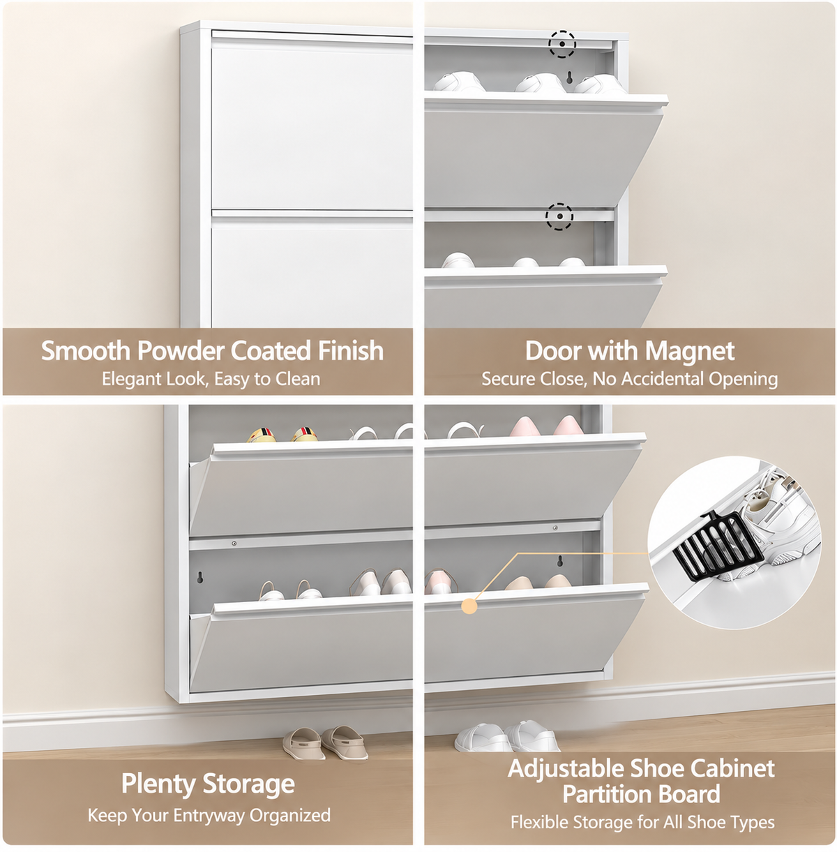 SlimNest™ Shoe Cabinet