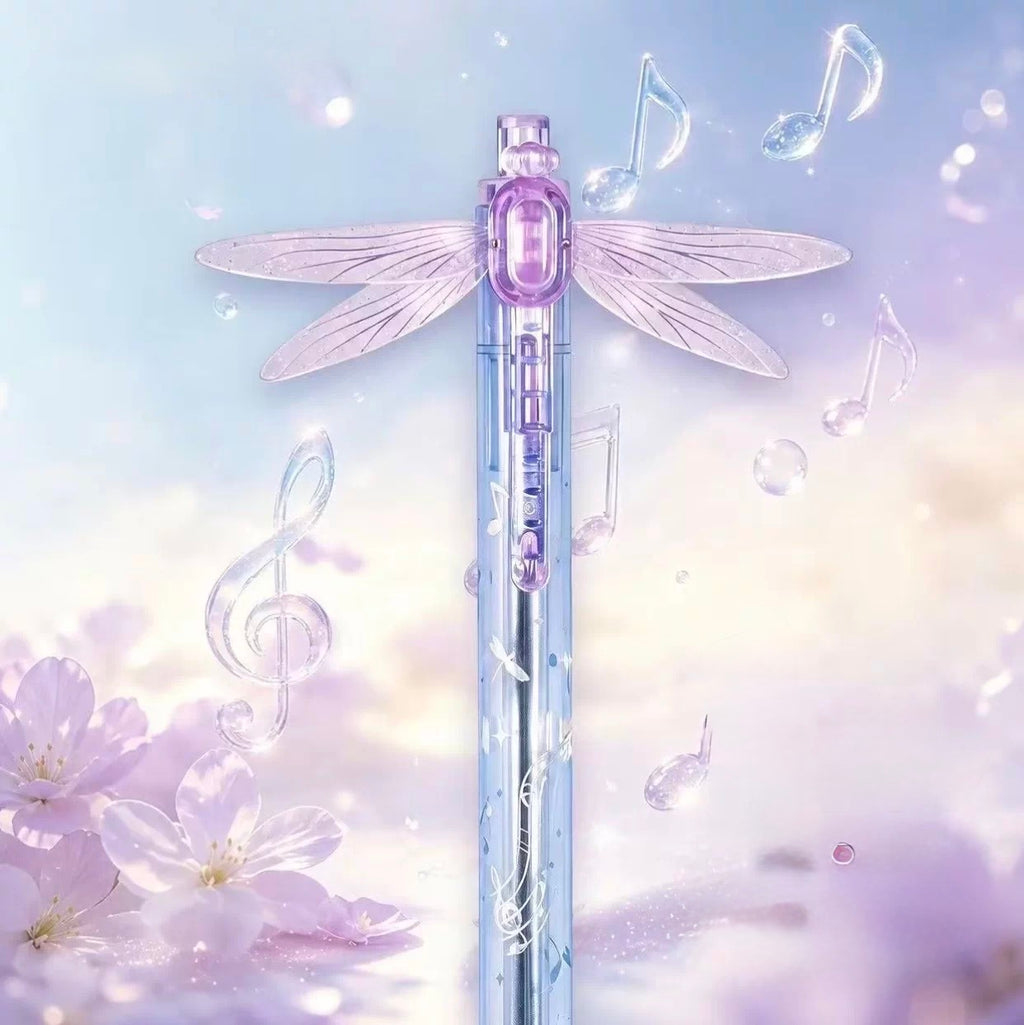 Cute Fluttering Dragonfly Gel Pen