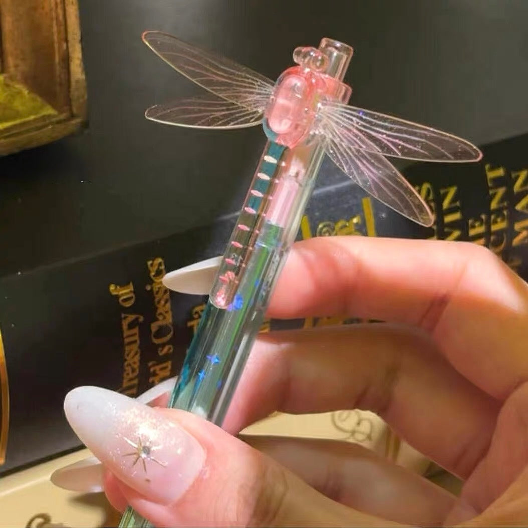 Cute Fluttering Dragonfly Gel Pen