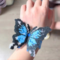 Handmade Butterfly Pixel Bracelet with Concert Strap.