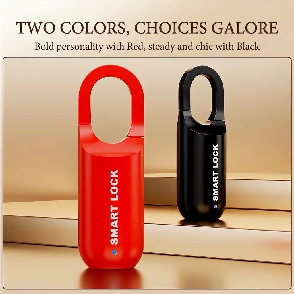 Smart Keyless Fingerprint Padlock USB & Rechargeable