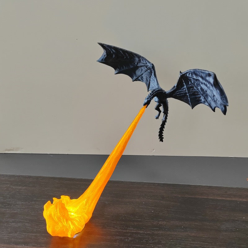Flying Dragon Bookshelf Decor Light