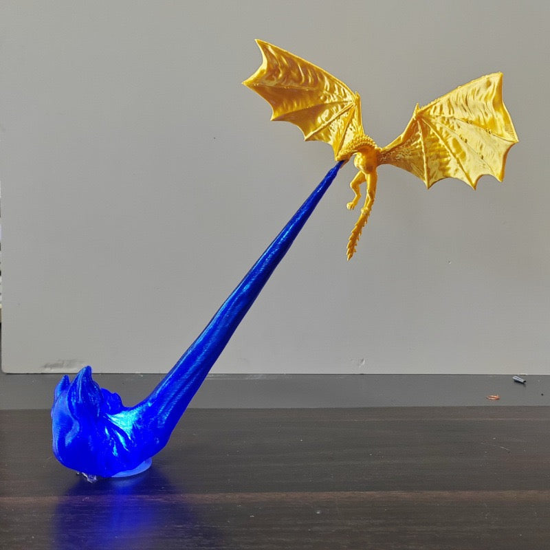 Flying Dragon Bookshelf Decor Light