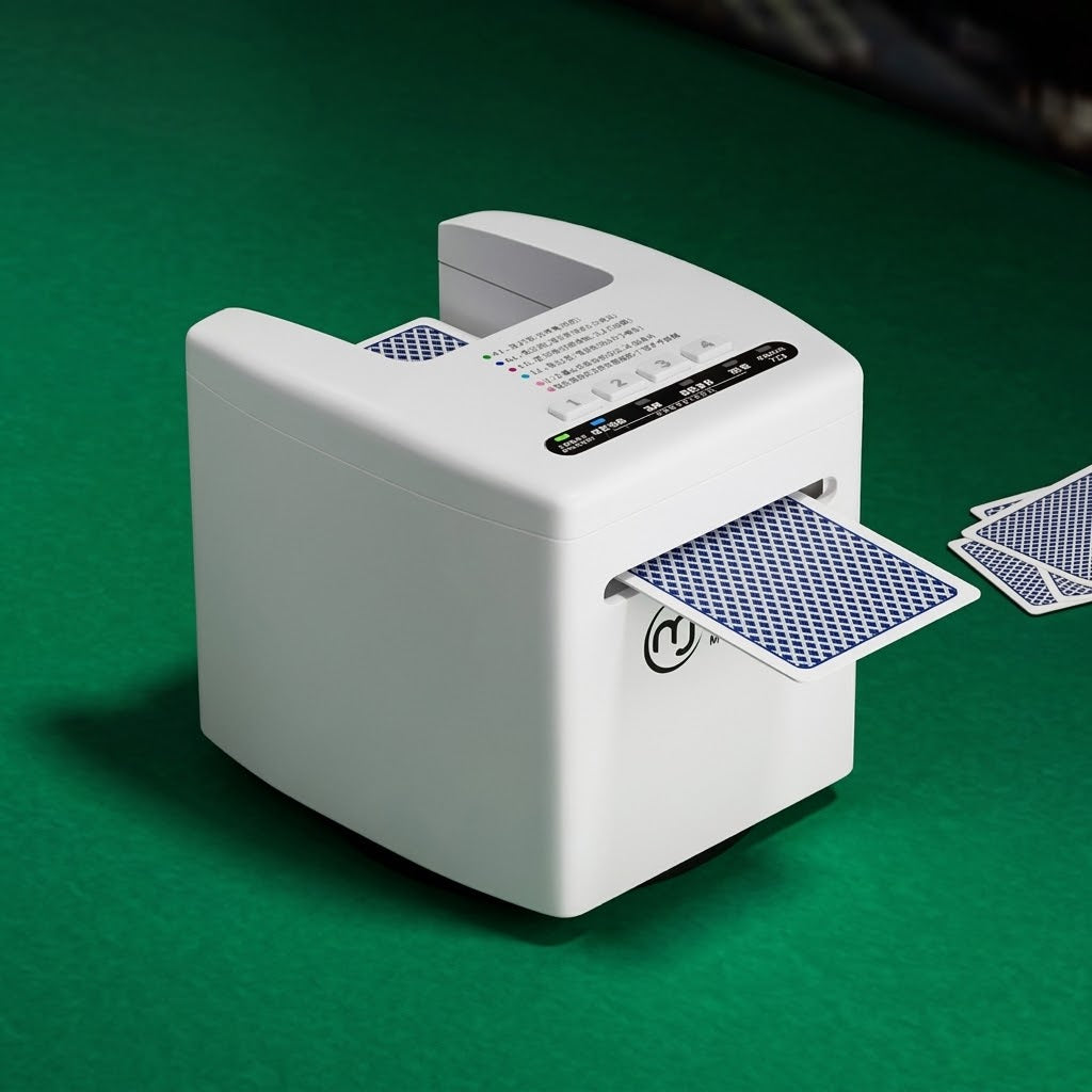 Automatic Playing Card Dealer – 360° Rotating USB Charging Cable
